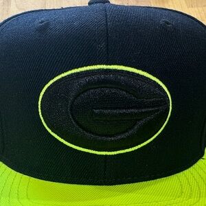 Georgia Bulldogs Black and Neon Green Cap